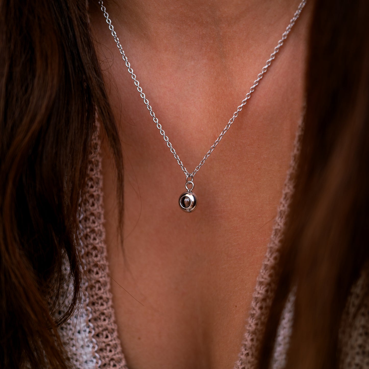 Personalised photo necklace - delicate