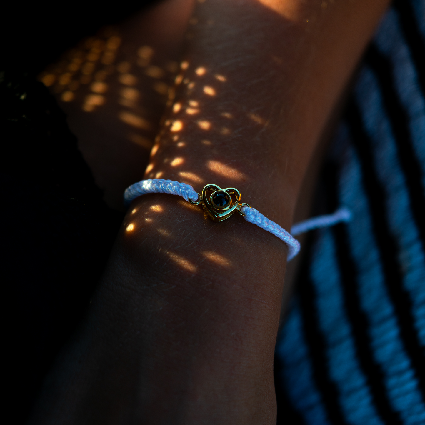 Personalised photo bracelet with your photo - Heart