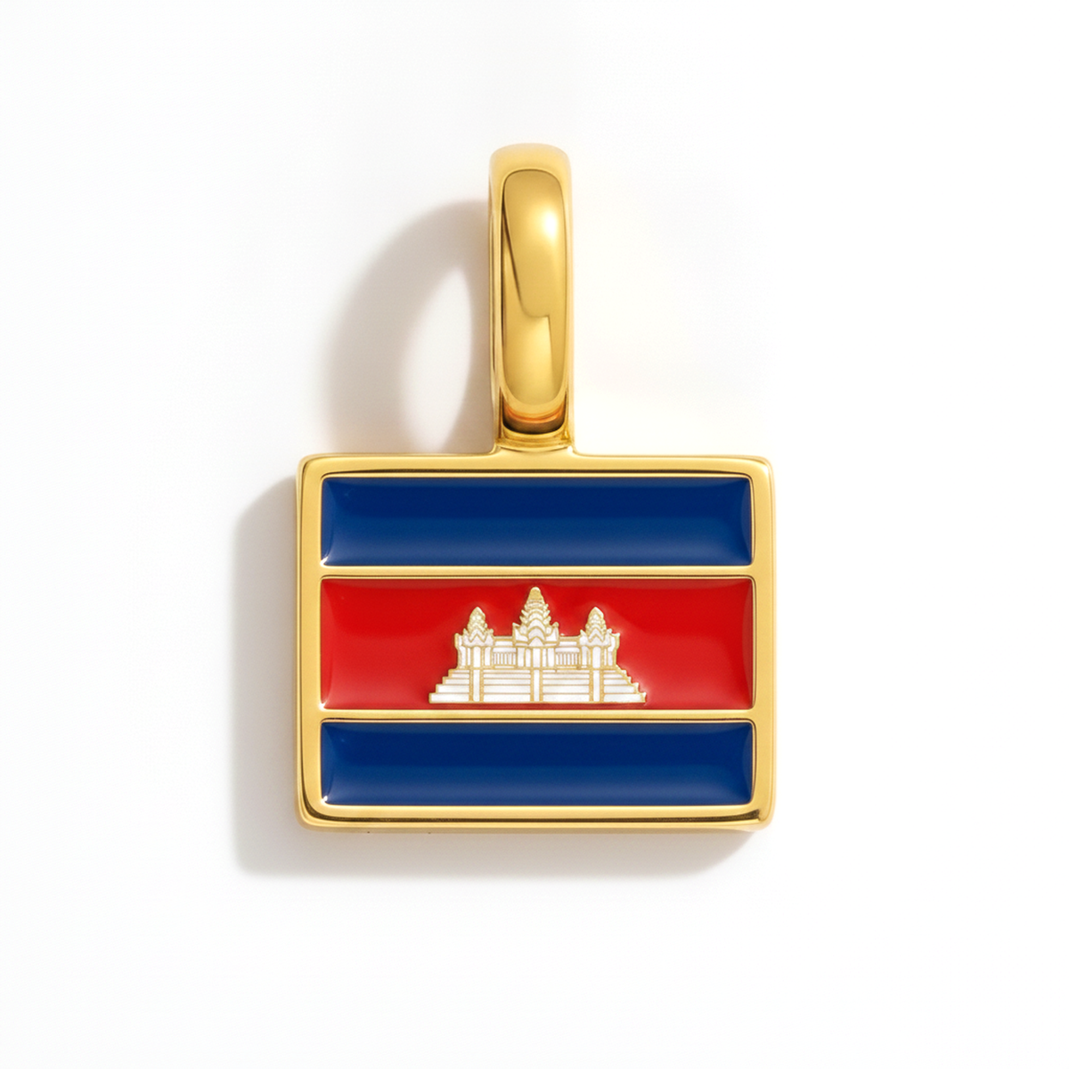 Charm cambodia – square gold