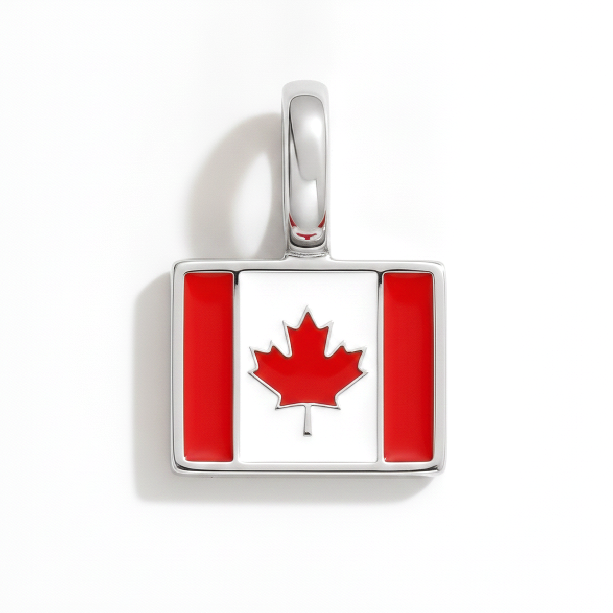 Charm canada – square silver