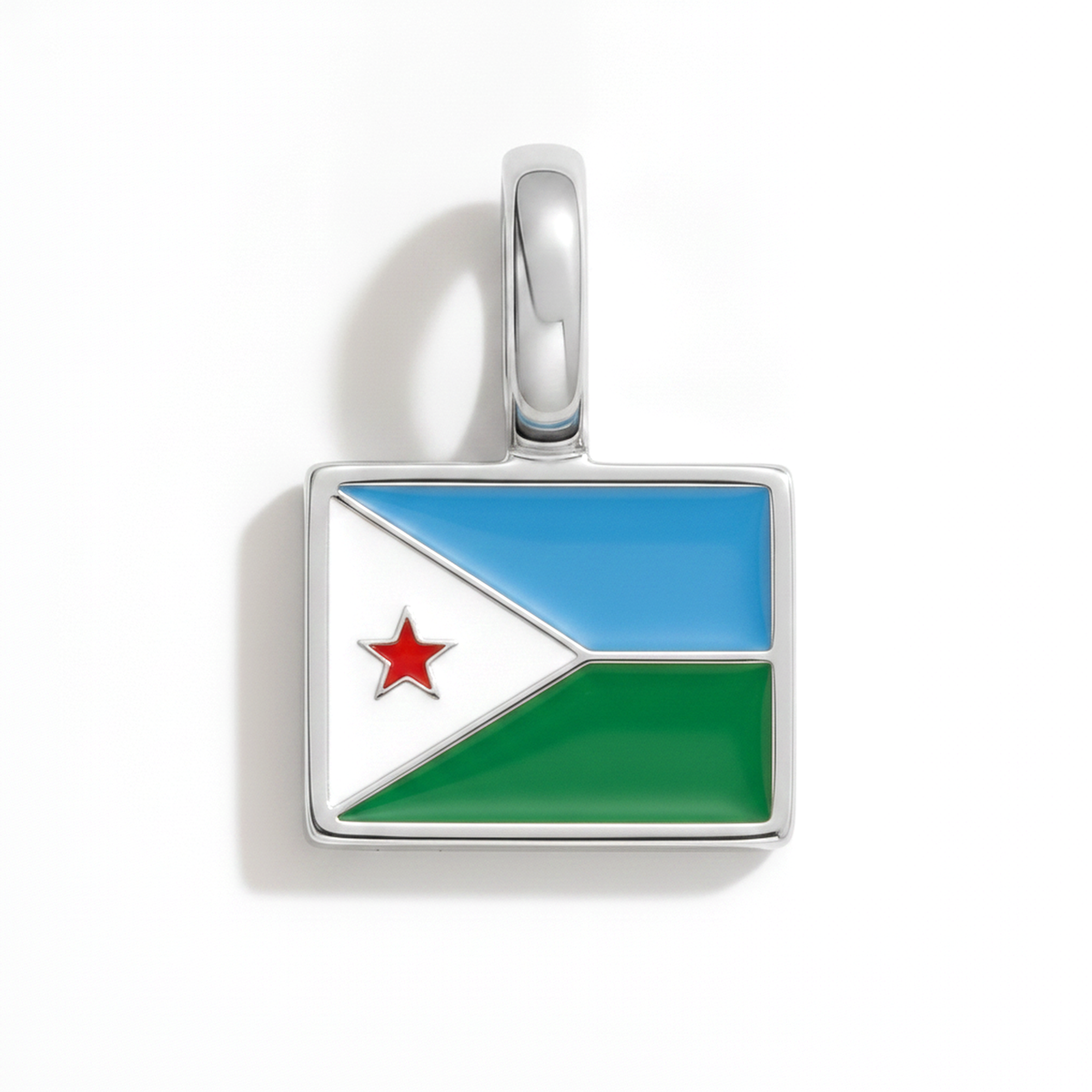 Charm djibouti – square silver