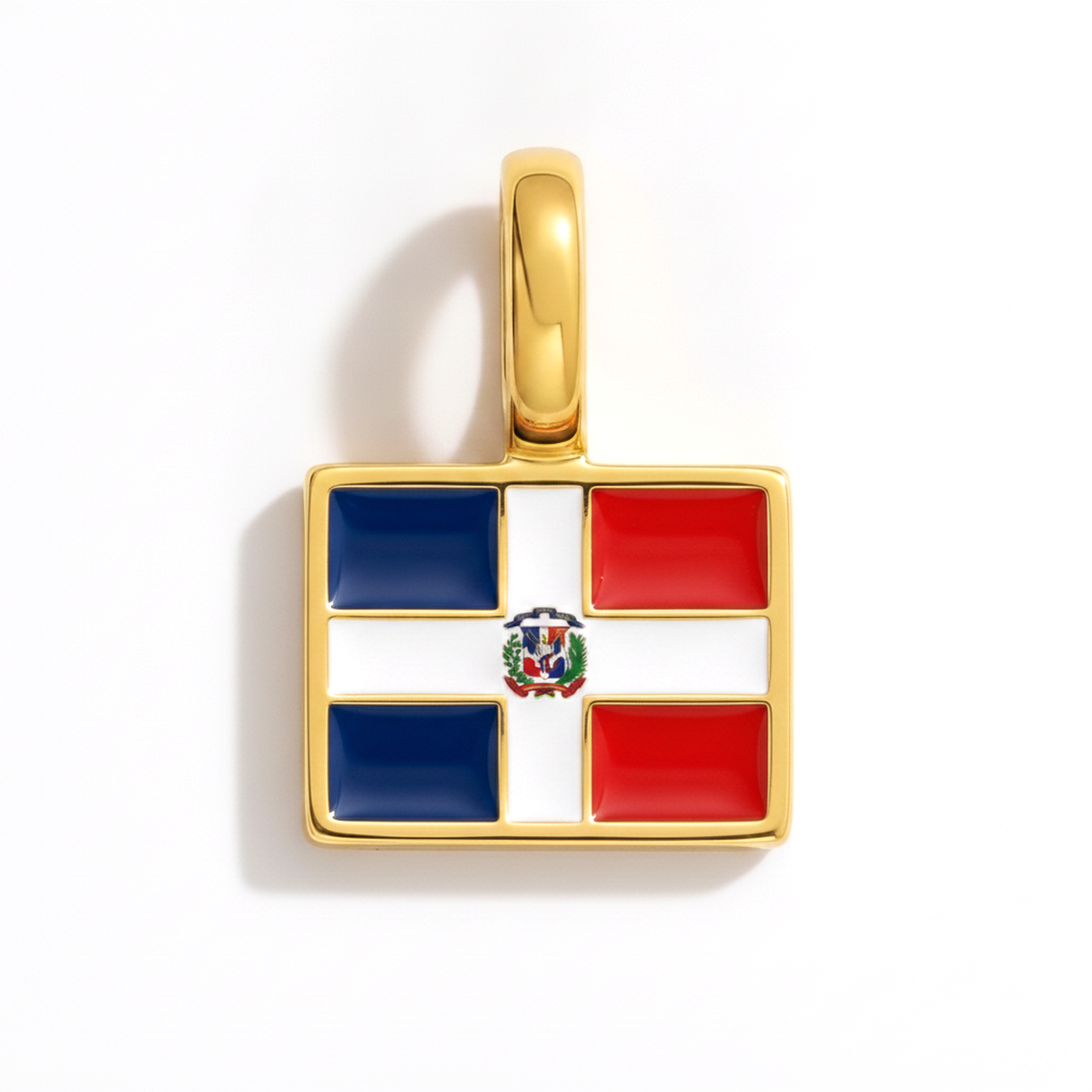 Charm dominicanrepublic – square gold