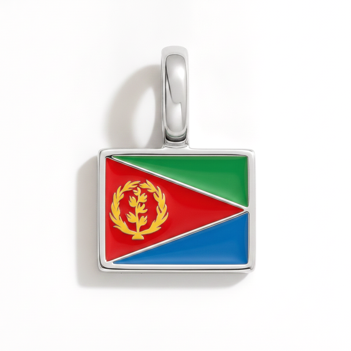 Charm eritrea – square silver