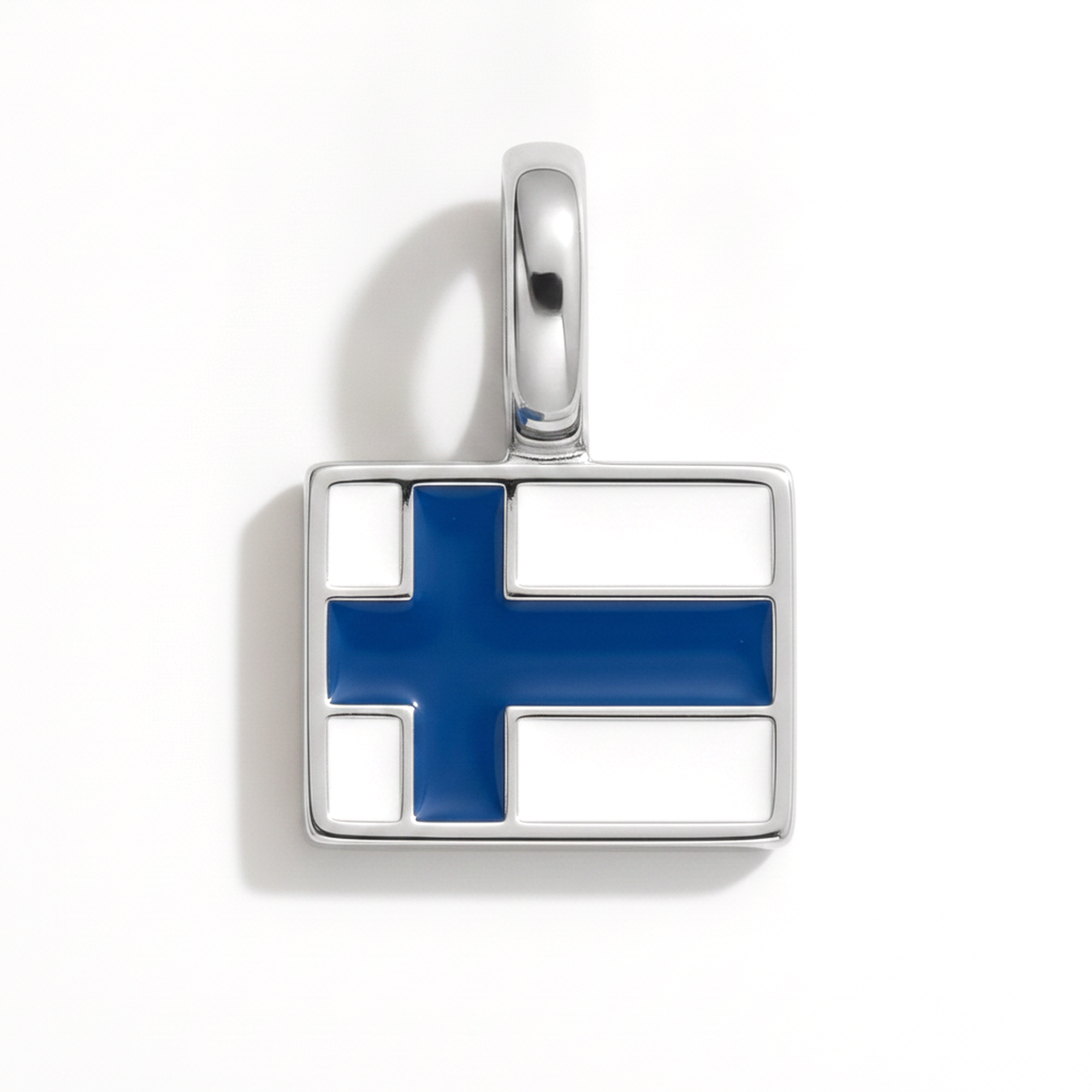 Charm finland – square silver