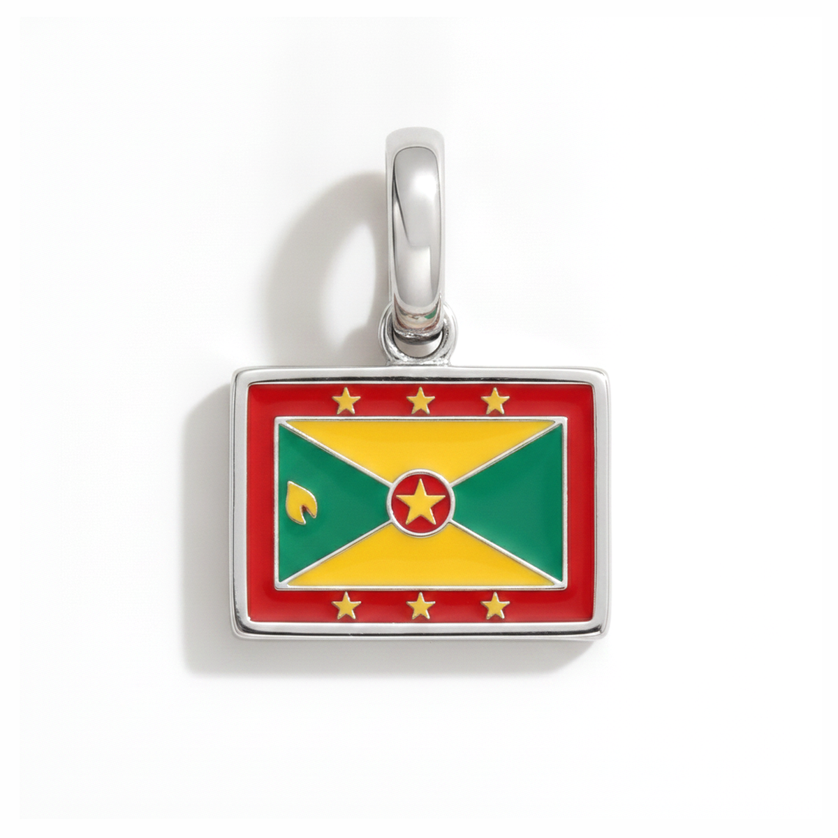 Charm grenada – square silver