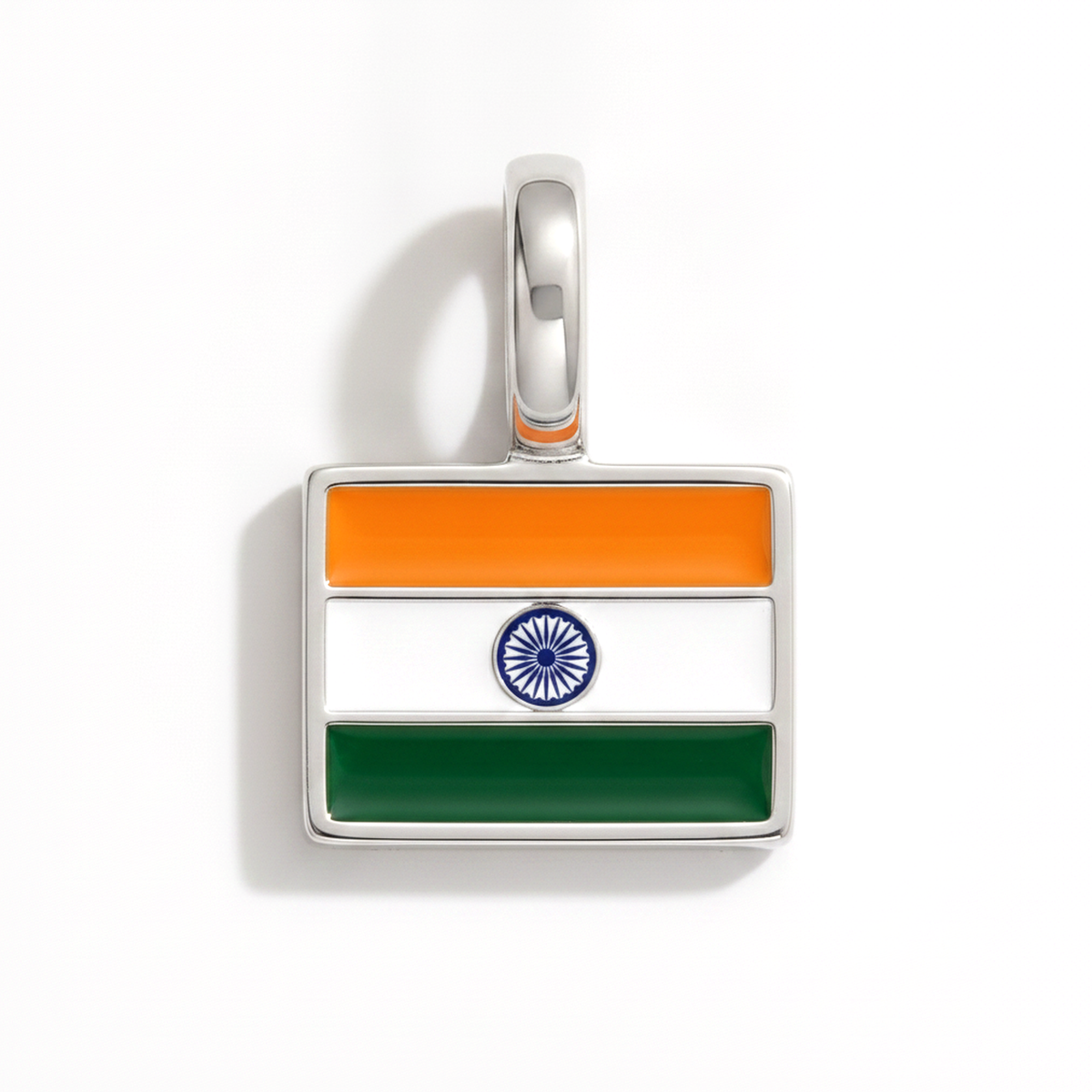Charm india – square silver