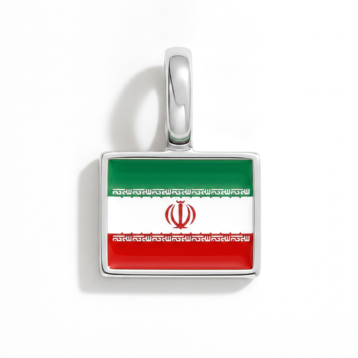 Charm iran – square silver