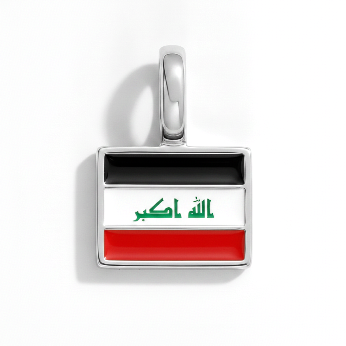 Charm iraq – square silver
