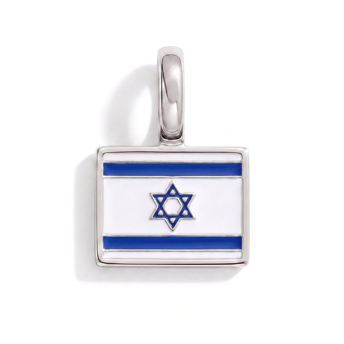 Charm israel – square silver