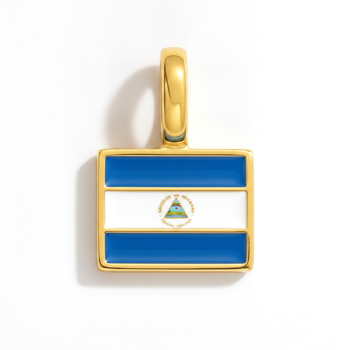 Charm nicaragua – square gold