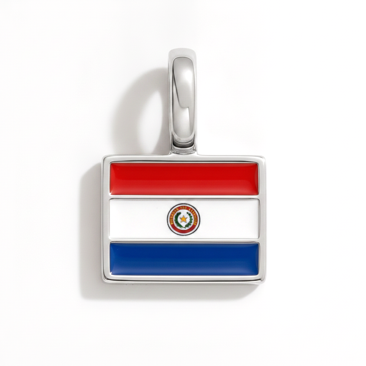 Charm paraguay – square silver