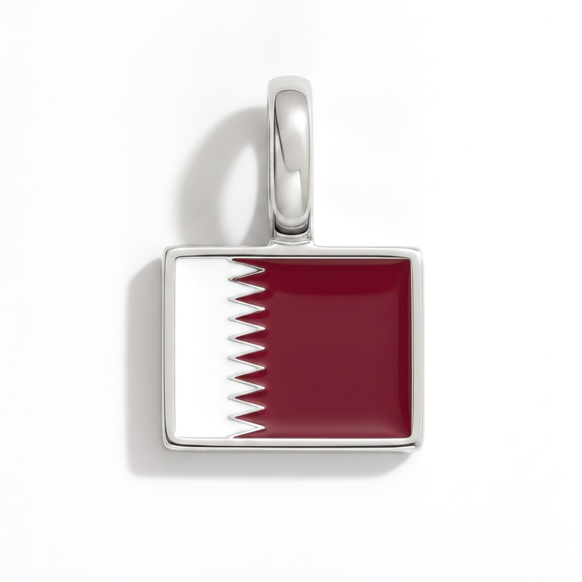 Charm qatar – square silver