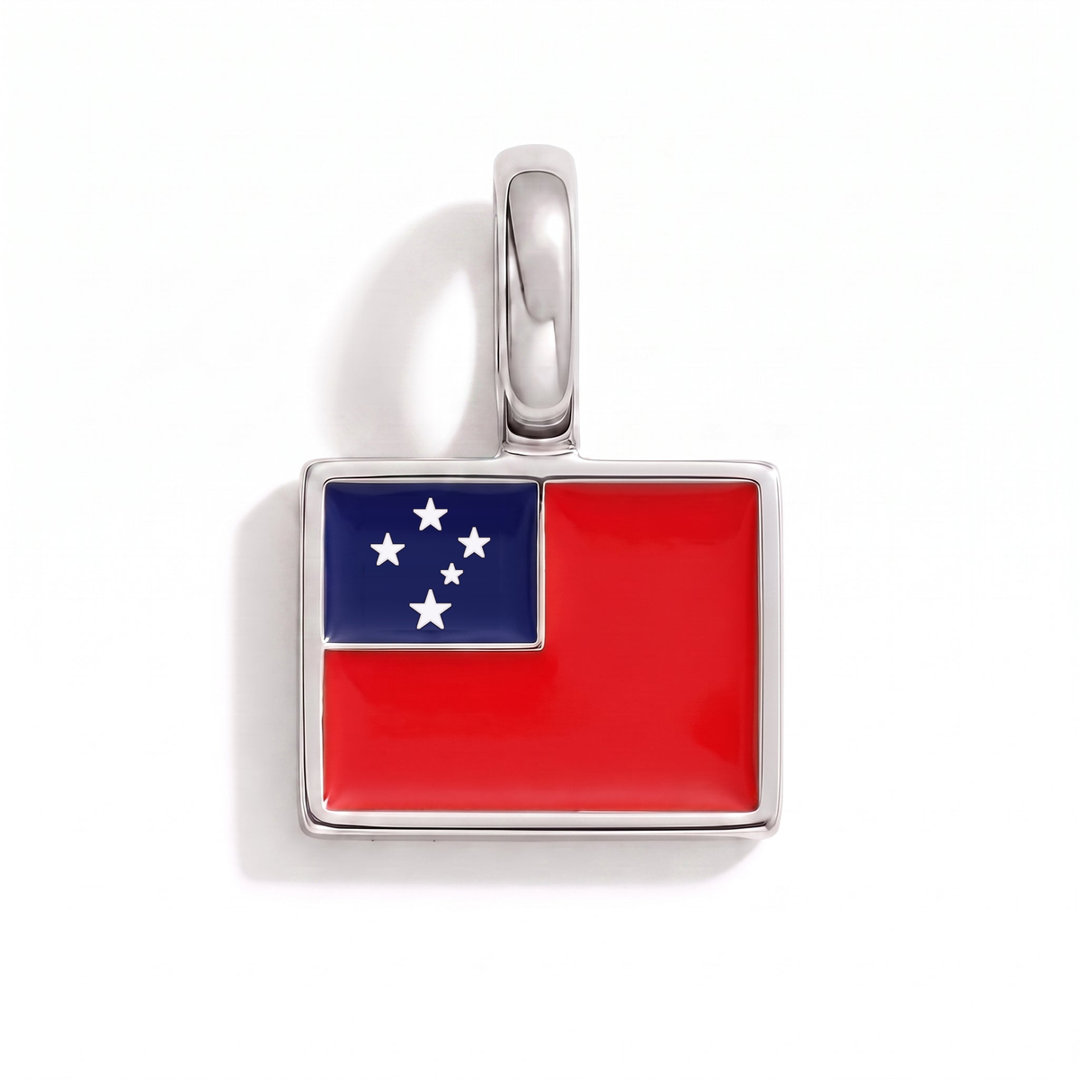 Charm samoa – square silver