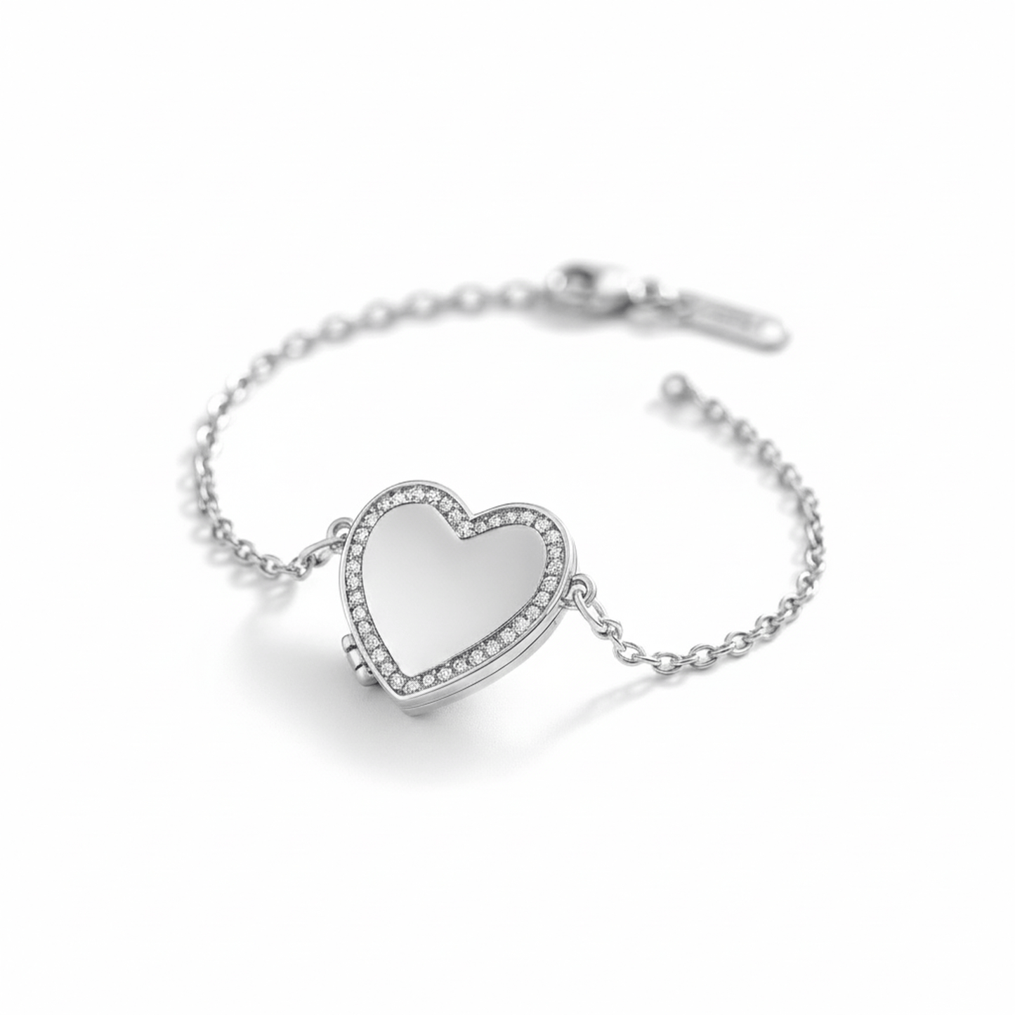Locket Bracelet with Photo - Heart